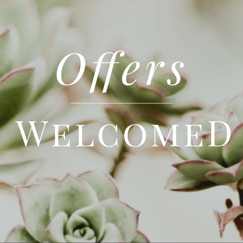 All reasonable offers will be accepted!
